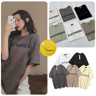 Áo Phông Tay Ngắn ESSENTIALS Form rộng Chất Cotton Hot Trend_VENUS