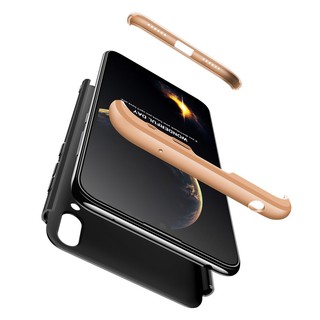 Ốp điện thoại cứng thiết kế lắp ghép 3 trong 1 chống sốc cho Huawei Y7 Pro 2019