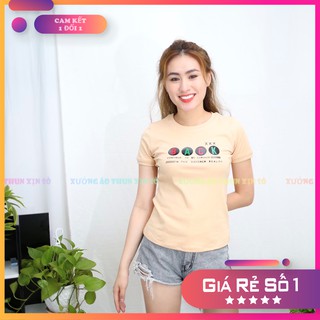 Áo Thun Nữ Tay Bo Chun Năng Động - Chất Vải Thun Borip Cao Cấp Mềm Mịn - Mã BA60709 - Xưởng Áo Thun Xịn Sò