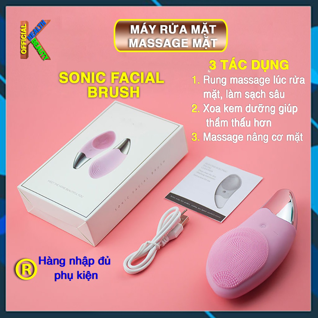 Máy Rửa Mặt Massage Mặt Chính Hãng SONIC FACIAL CLEANSING STANDARD-hàng nhập chính hãng | BigBuy360 - bigbuy360.vn