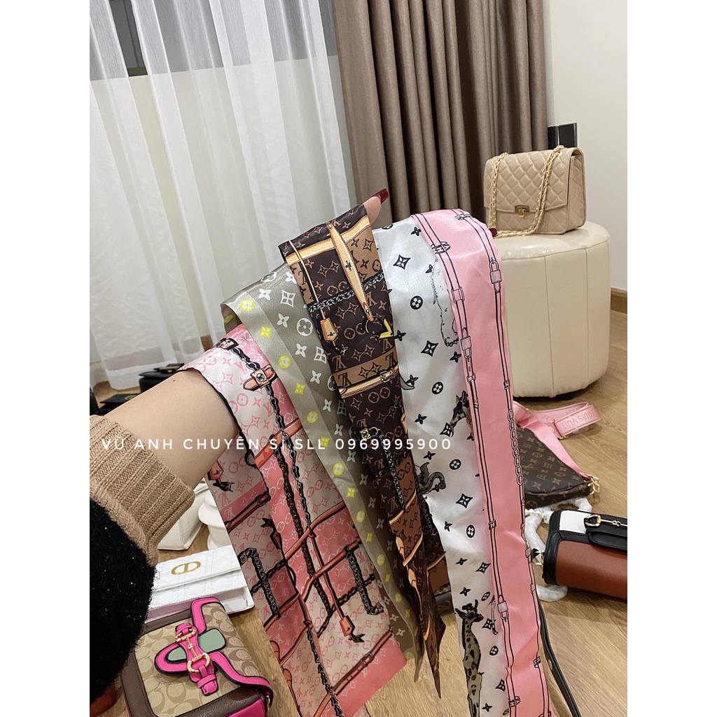 KHĂN LỤA QUẤN TÚI XÁCH, BUỘC TÓC 🎀 FREE SHIP 🎀 HÀNG LỤA ĐẸP MỀM MẠI
