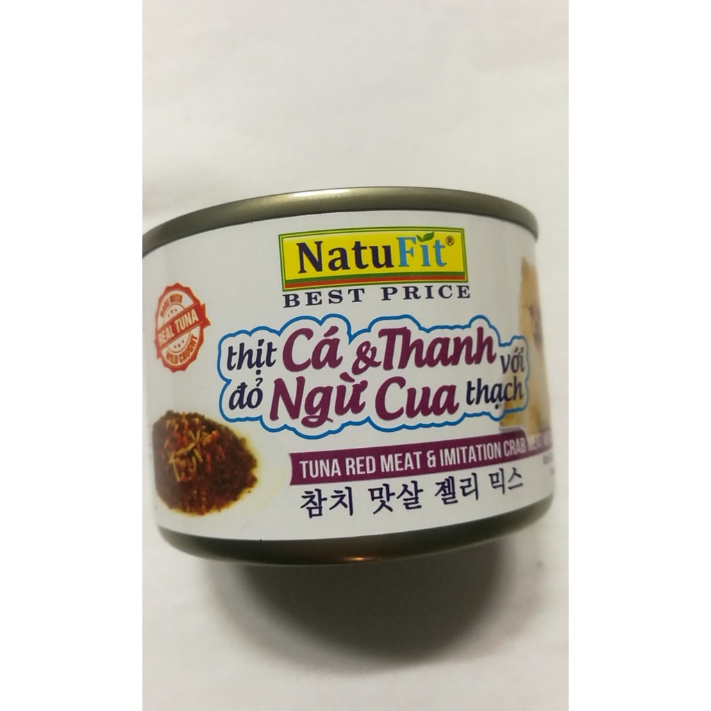Pate NatuFit cho chó mèo - Cá Ngừ và nhiều vị
