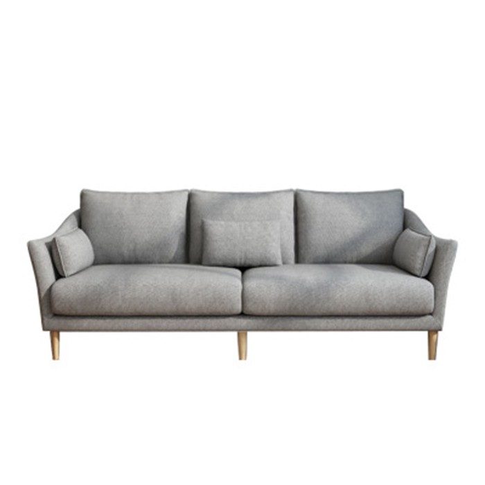 Ghế sofa phòng khách dài 1m4 kèm đôn để chân, ghế sofa phong cách Bắc ÂU GNK017