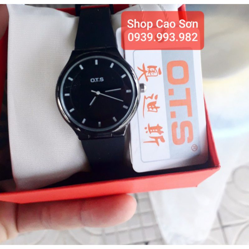 Đồng hồ nữ Starhao & OTS Dây đen dẻo 29mm×31mm - Hàng Chính Hãng
