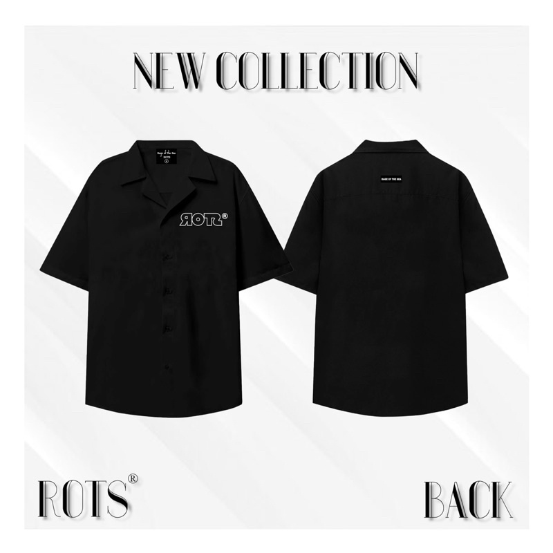 ÁO SƠ MI UNISEX FORM ÂU ROTS BASIC