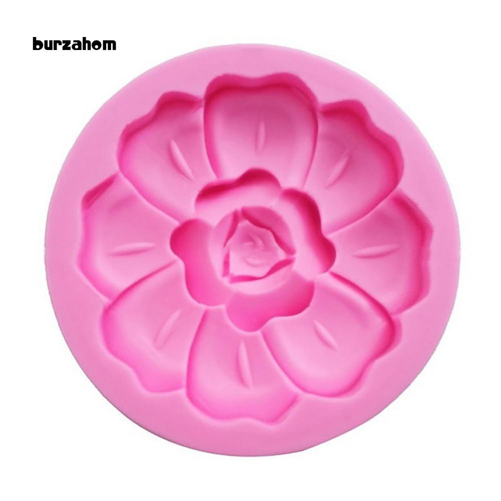 Khuôn silicon làm bánh hình hoa 3D đẹp mắt kích thước 7.8cm x 1.9cm tiện lợi dùng trong nhà bếp