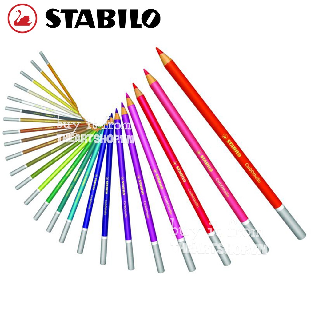 [THEARTSHOP] (P1)Bút chì phấn STABILO Carbothello Pastel Pencils vẽ truyền thần