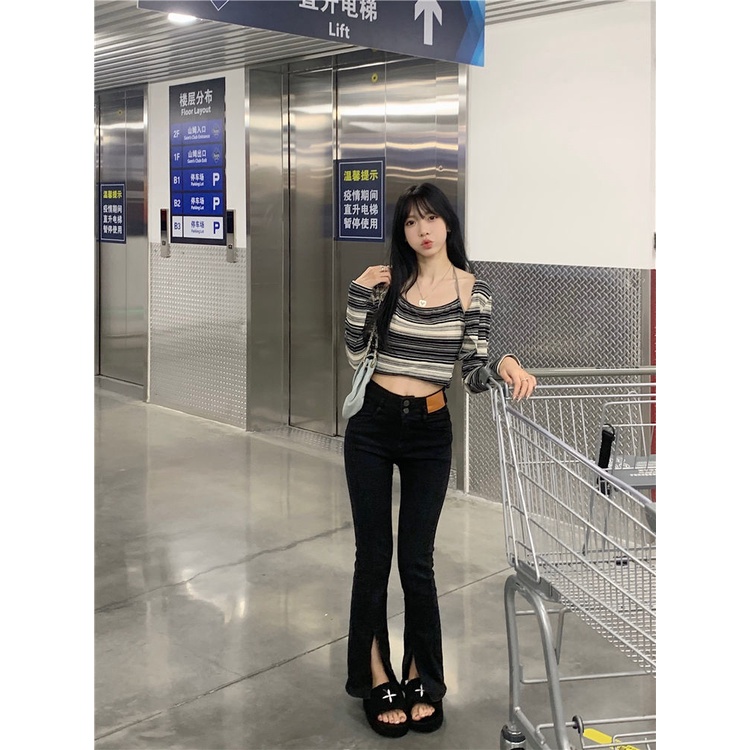 Set đồ COZOKC gồm áo khoác cardigan dài tay và áo hai dây phong cách Hàn Quốc quyến rũ dành cho nữ