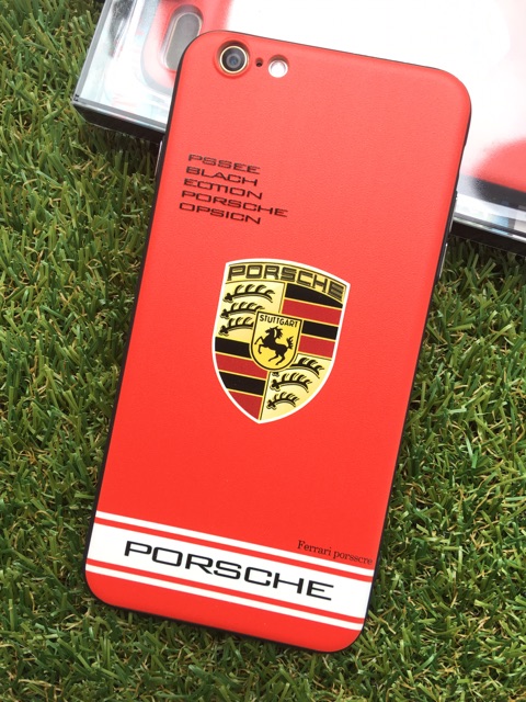 Ốp iphone 6 plus / 7 plus biểu tựơng xe Porsche