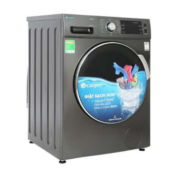 Máy Giặt Casper Inverter 10.5KG WF-105I150BWC Lồng Ngang