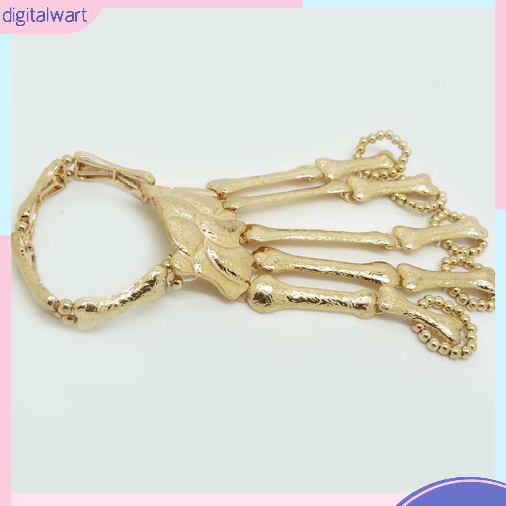 Vòng tay kiểu bộ xương bàn tay phong cách Gô-tích cá tính