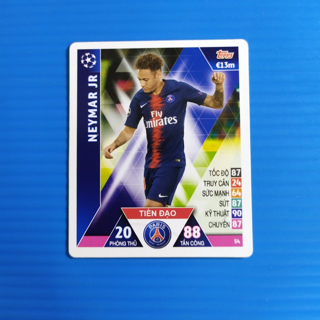 [Một Thẻ ] [No.41->60 mùa 18-19] Thẻ cầu thủ bóng đá Poca Match Attax 2019 2nd như ảnh & mô tả [giá theo độ mới và hiếm]