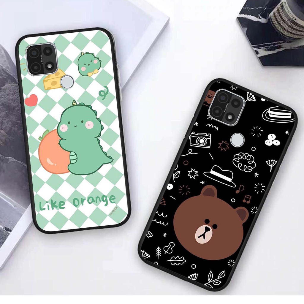 Ốp lưng Oppo A15 in hình khủng long , gấu nâu xinh xắn, siêu cute  mà còn vô cùng RẺ -ĐẸP