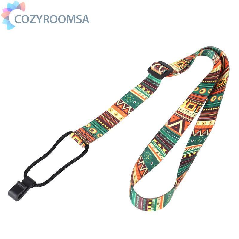 Dây Đeo Đàn Guitar Ukulele Bằng Ruy Băng Chuyển Nhiệt Có Thể Điều Chỉnh