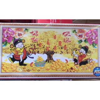 Tranh đính đá tấn tài tấn lộc df616