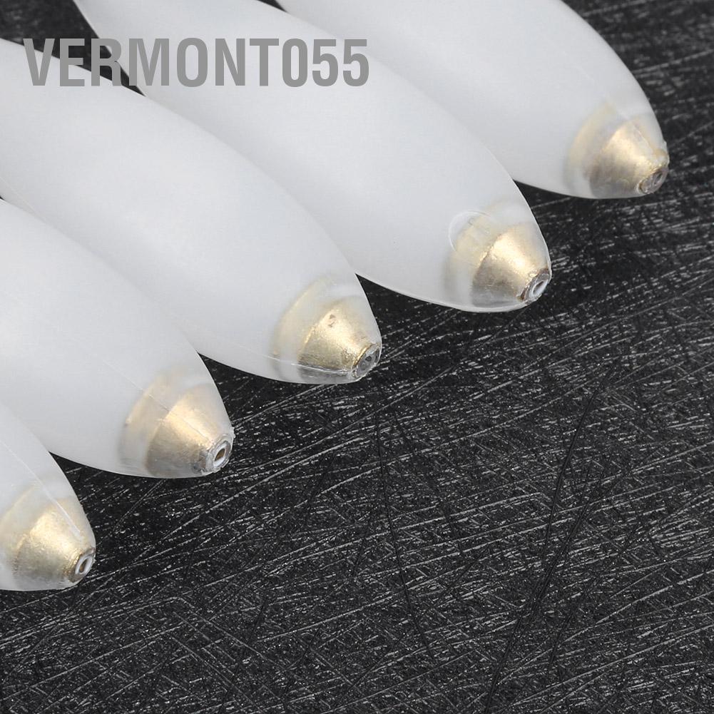 Vermont055 5Pcs Acrylic Large Floats Slow Sinking Fishing Accessories Eco&amp;#8209;friendly No Odor