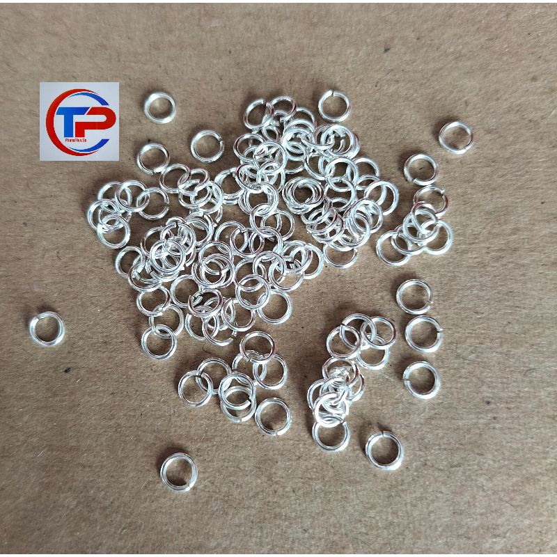 Khoen bạc kín s925(không hở) làm vòng vĩnh viễn bảo hành bạc