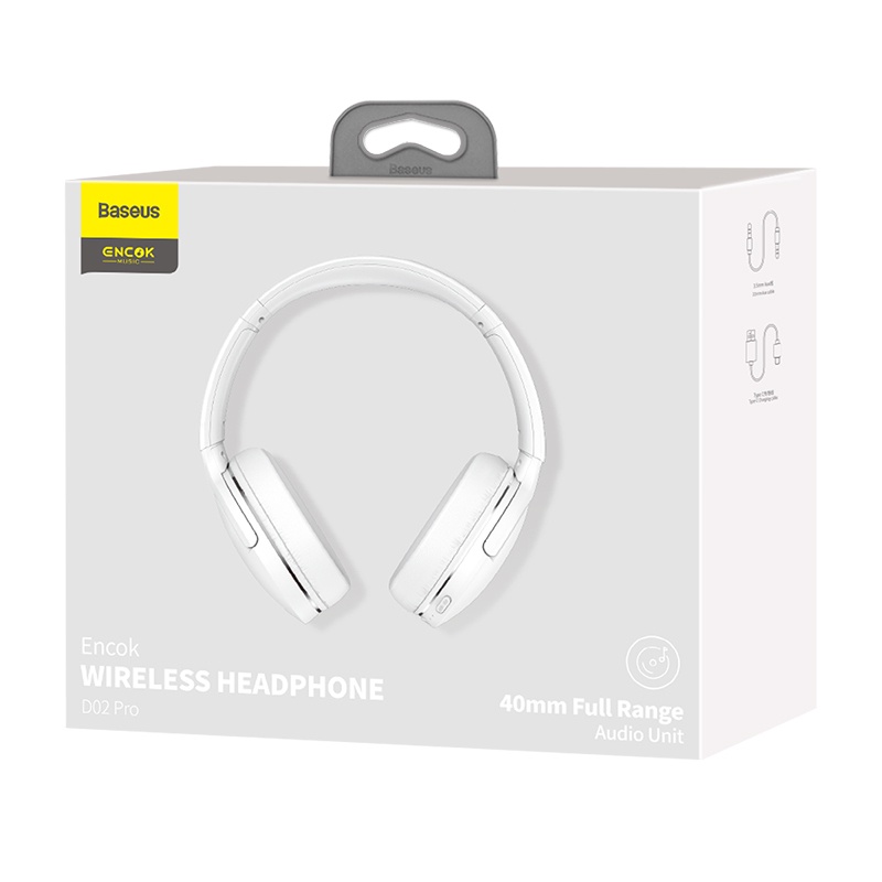 Tai Nghe Bluetooth 5.0 Không Dây Baseus D02 Pro Tạo Hiệu Ứng Âm Thanh Tự Nhiên Cho IPhone Tablet Laptop