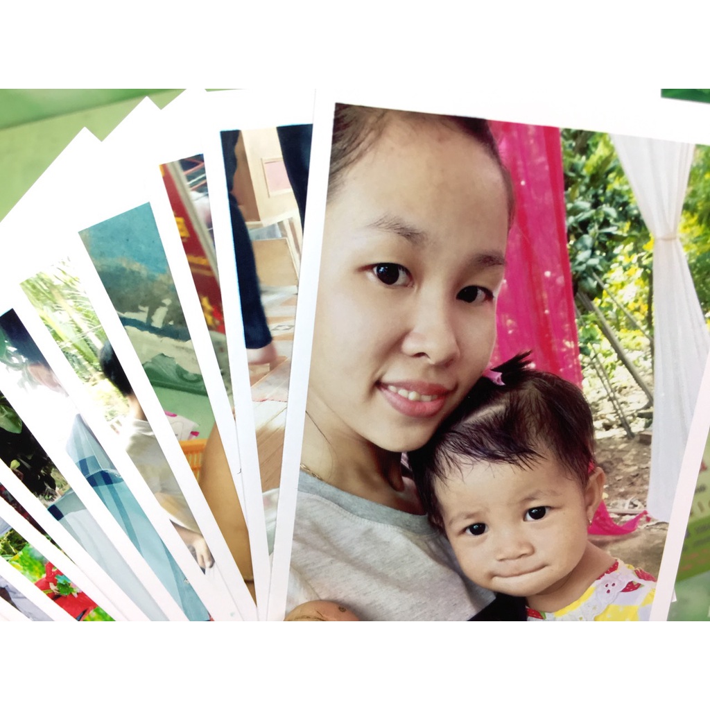 IN ẢNH 6X9 + ép lụa cao cấp  (combo 70 tấm tặng album đựng ảnh 6x9) máy in đời mới, in ảnh chất lượng cao