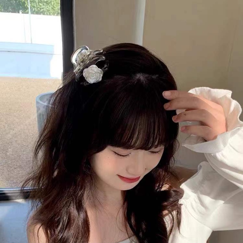 Kẹp Tóc Hoa Hồng Nhỏ Đơn Giản Thời Trang Hàn Quốc