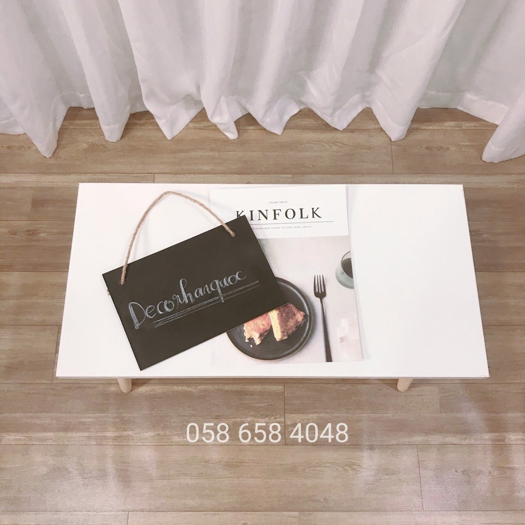 Bàn cafe - Bàn trà ngồi bệt hình chữ nhật cao cấp | BigBuy360 - bigbuy360.vn