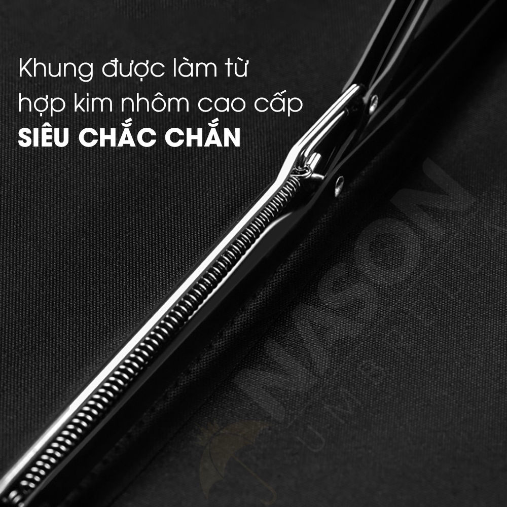 Ô dù tự động thông minh Nason Umbrella The Arthur tự động đóng mở 2 chiều, tay cầm phủ kim loại cao cấp màu Bronzo