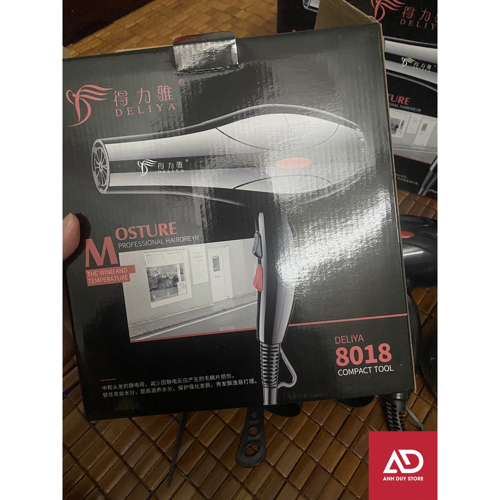 MÁY SẤY TÓC CÔNG SUẤT LỚN TẠO KIỂU DELIYA CHÍNH HÃNG ,MÁY LÀM TÓC CÔNG SUẤT 2200W - LỖI 1 ĐỔI 1, BẢO HÀNH