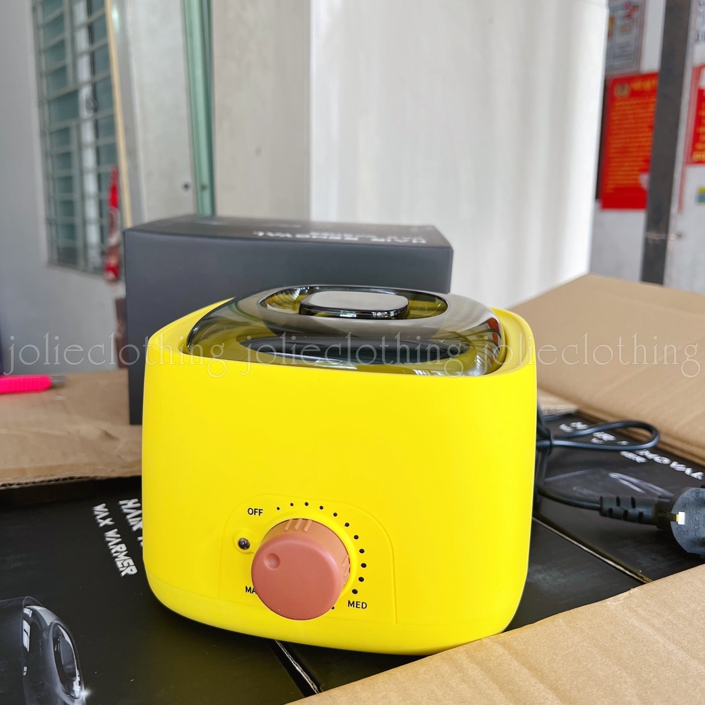 [MẪU MỚI] Nồi waxing chống dính chuyên dụng ceramic thiết kế thời trang loại đạt chuẩn EU cao cấp có sẵn màu đen, vàng