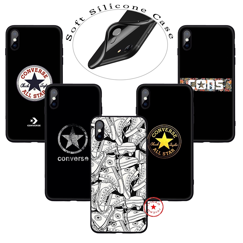Ốp điện thoại mềm họa tiết CONVERSE sành điệu cho IPHONE X XS MAX XR 8 7 6 5 5S SE