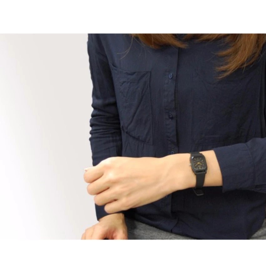 Đồng hồ nữ dây nhựa Casio chính hãng Anh Khuê LQ-142-1BDF