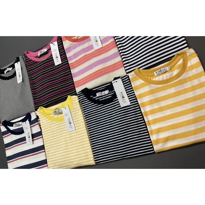 ÁO THUN SỌC TAY NGẮN