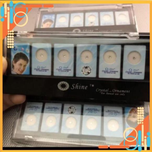 Đá đính răng Crystal Diamond, Hộp 5 viên SỊN SÒ