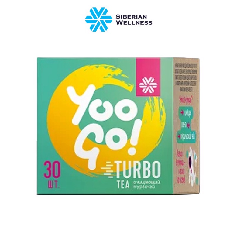 Trà thảo mộc YOO GO - Siberian - Hỗ trợ giảm cân, giảm mỡ, thải độc, thanh lọc cơ thể -  30 túi lọc/hộp