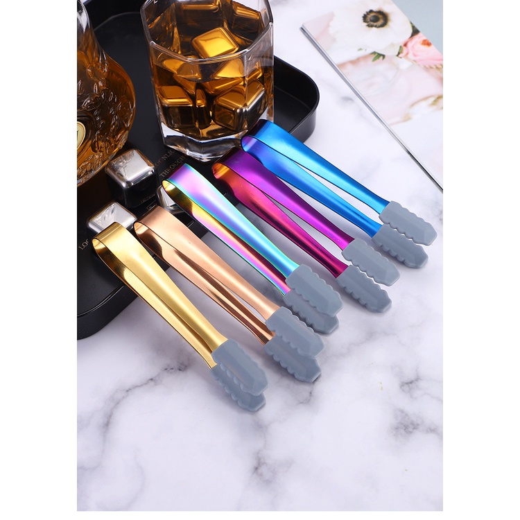 Kẹp Gắp Đá Chống Trượt Bằng Thép Không Gỉ 304