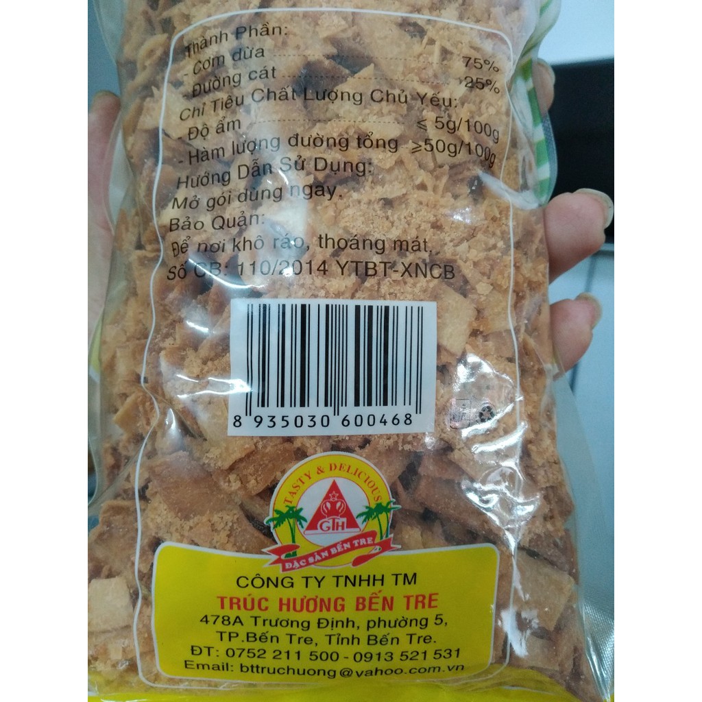 Mứt dừa sấy khô / giòn Trường Thịnh 500gram