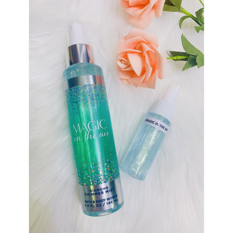 [ 33 ml ] Xịt Thơm Ánh Nhũ Bath And Body Works Diamond Shimmer Mist Magic In The Air - 3WICK STORE