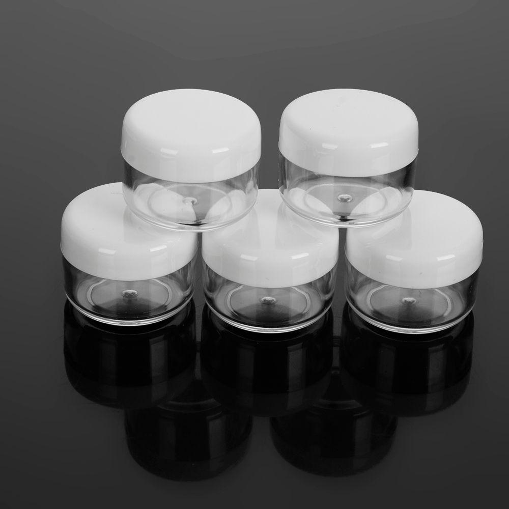 Bộ 5 Hộp Đựng Kem Mỹ Phẩm 3 / 5 / 10 / 15ml Tiện Dụng Mang Theo Du Lịch