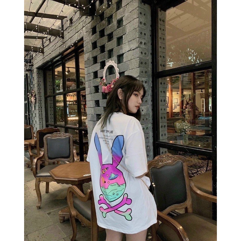 áo thun in nam nữ thỏ nhiều màu siêu hot hit