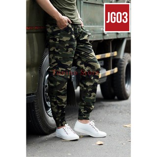 Quần jogger nam kaki rằn ri chất đẹp