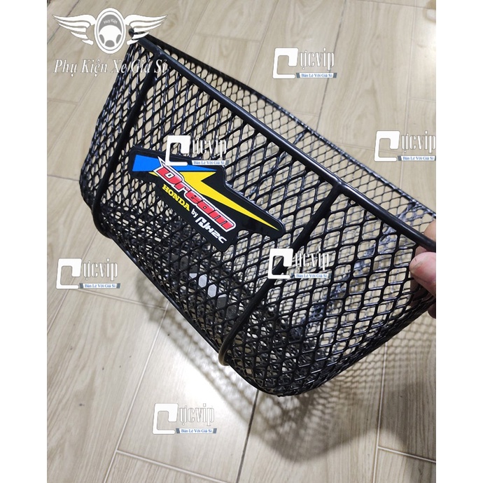 Rổ Kiểu Thái H2C Nhúng Nhựa Gắn Xe Cub, Super Dream, Dream Thái, Dream Lùn Hàng Cao Cấp MS5534