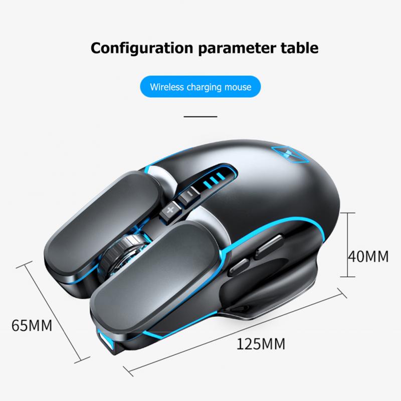 Chuột Game Thủ Cực Bền - Chuột  Không Dây Tự Sạc Xinmeng M215 Xịn Xò Viền đèn LED Hàng Chính Hãng