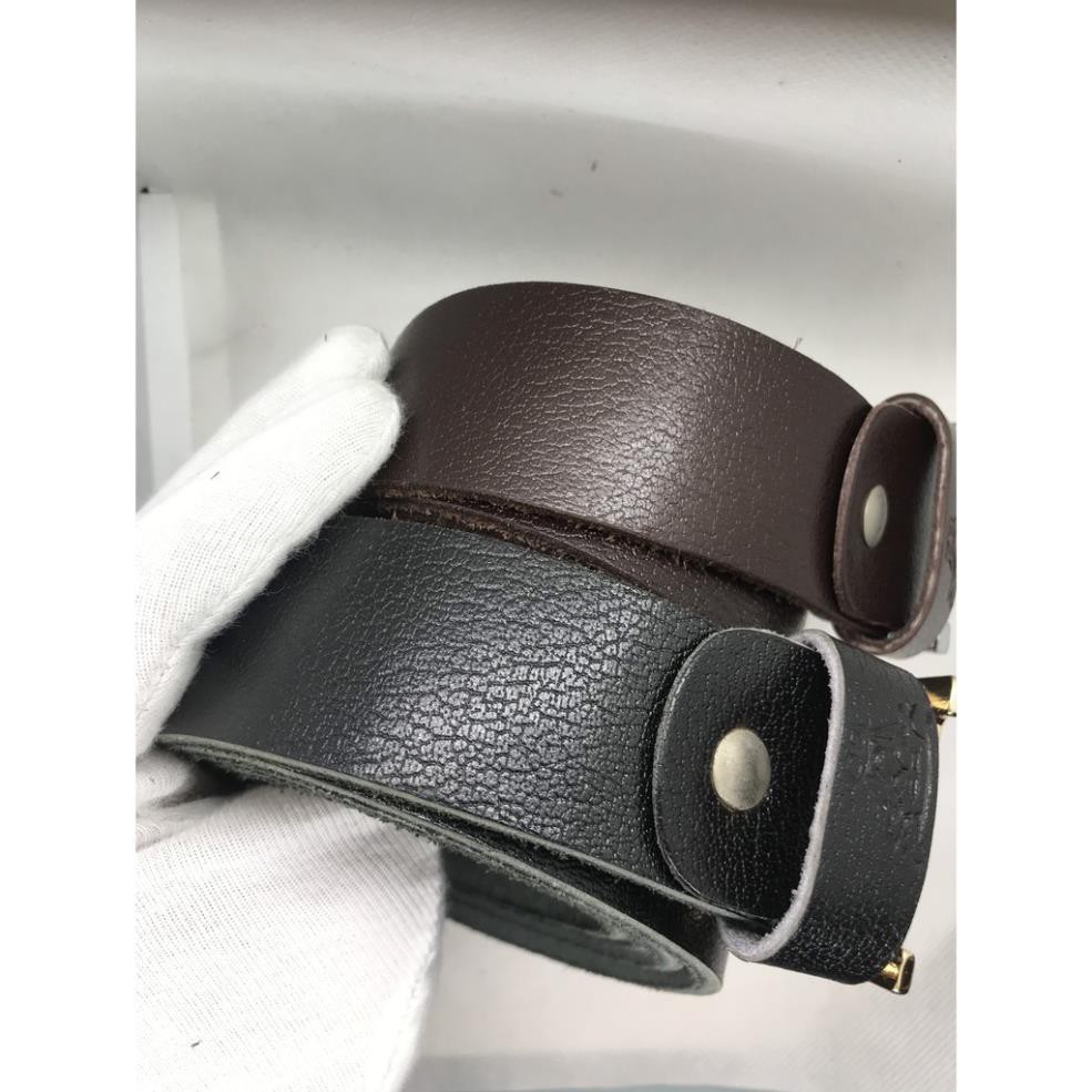 Thắt Lưng, Dây Nịt Nam Mặt Khóa 2 Chữ a,Dây da Bò Nguyen Miếng, Siêu Bền Phong Cách Đơn giản,Thời trang