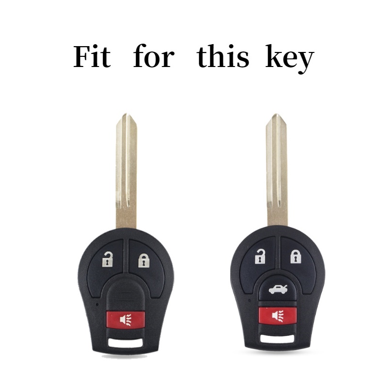 Vỏ silicon độc đáo chất lượng bảo vệ chìa khóa xe hơi Nissan Sunny Tiida March Murano Teana Sylphy
