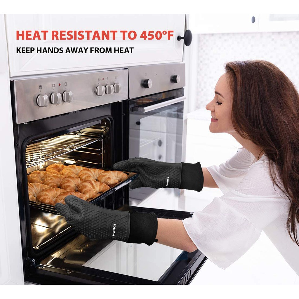 Găng tay nướng silicone Walfos chịu nhiệt (1 cái)