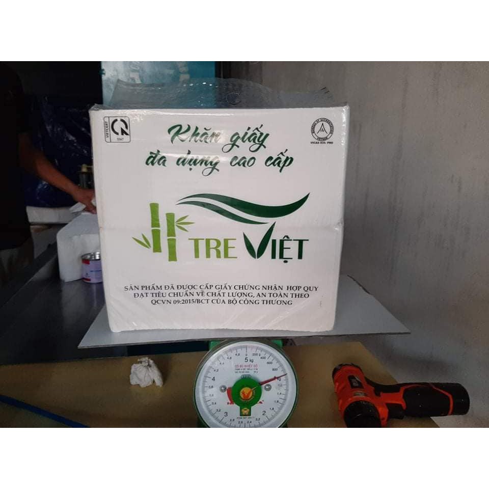 KHĂN GIẤY TRE VIỆT CAO CẤP HÀNG 1KG 600 TỜ