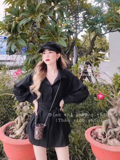 SET ÁO SƠMI CỘT EO QUẦN SHORT (ẢNH THẬT CUỐI) | BigBuy360 - bigbuy360.vn