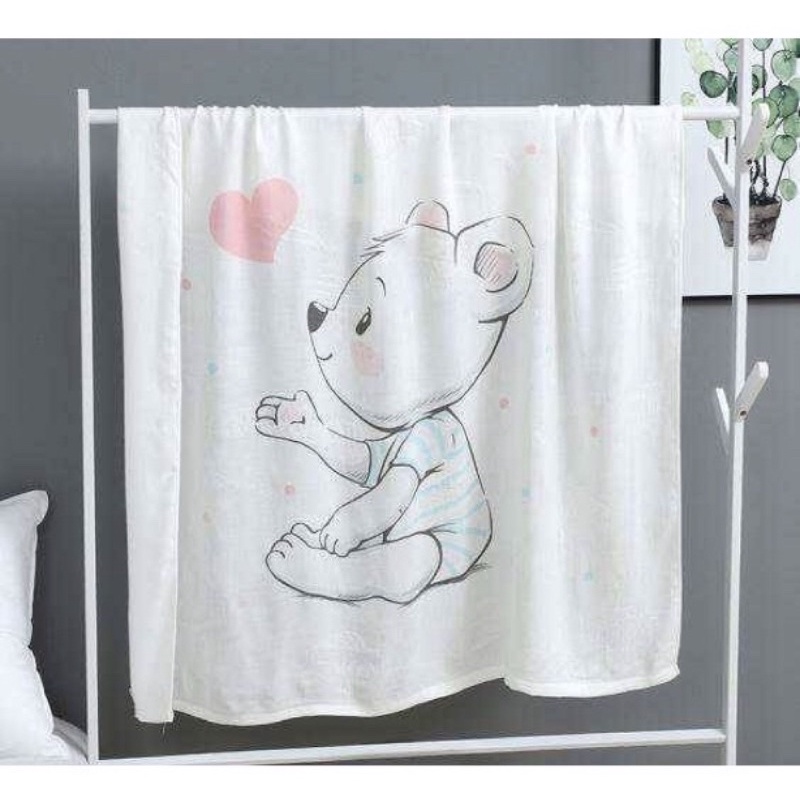 CHĂN LỤA MANNY 100% SỢI TRE 120x120