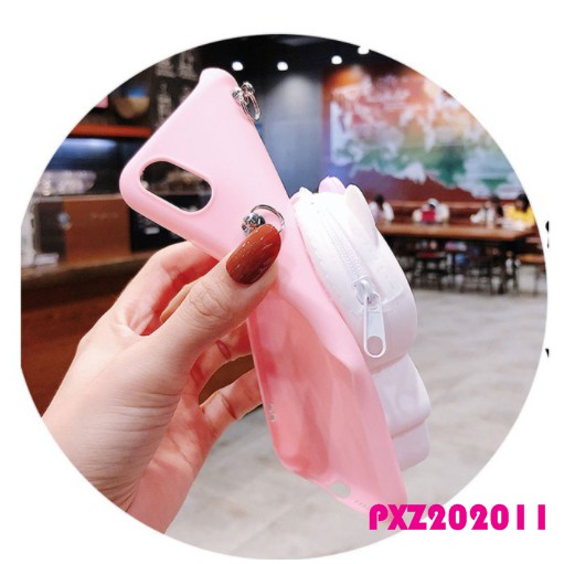 Ốp điện thoại silicon có dây đeo cho Iphone 11 11 pro 11 promax 12 mini 12 Pro 12 pro Max