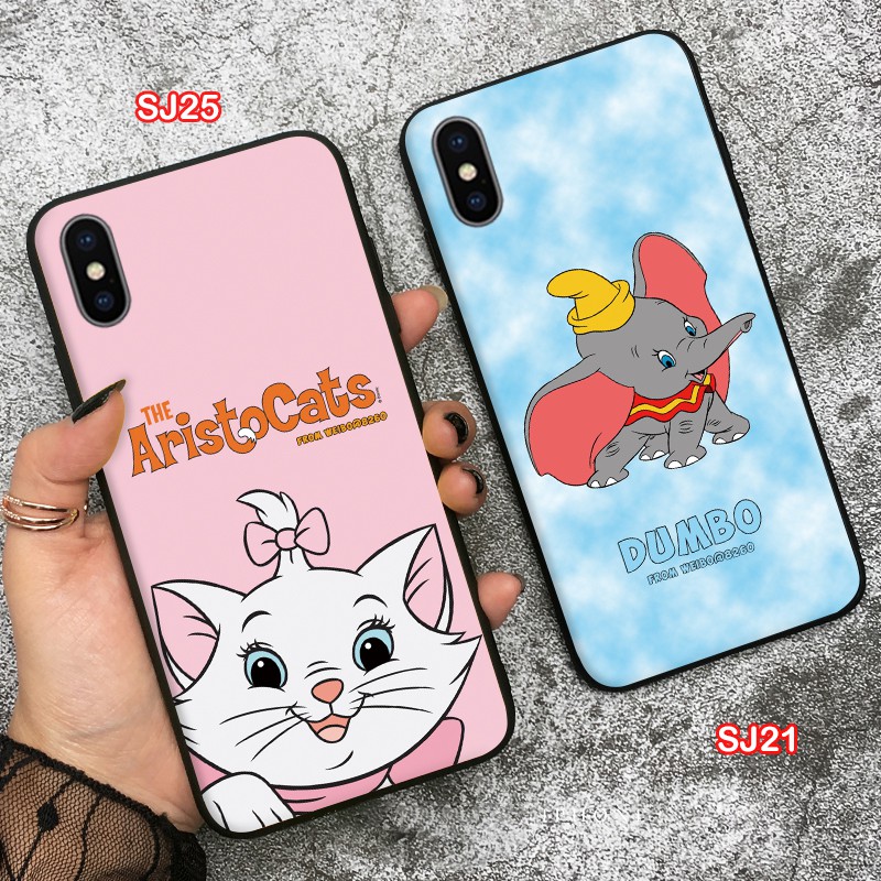 Silicone iPhone 7 8 Plus X XS XR 11 PRO MAX SE 2020 XS MAX Case Dumbo