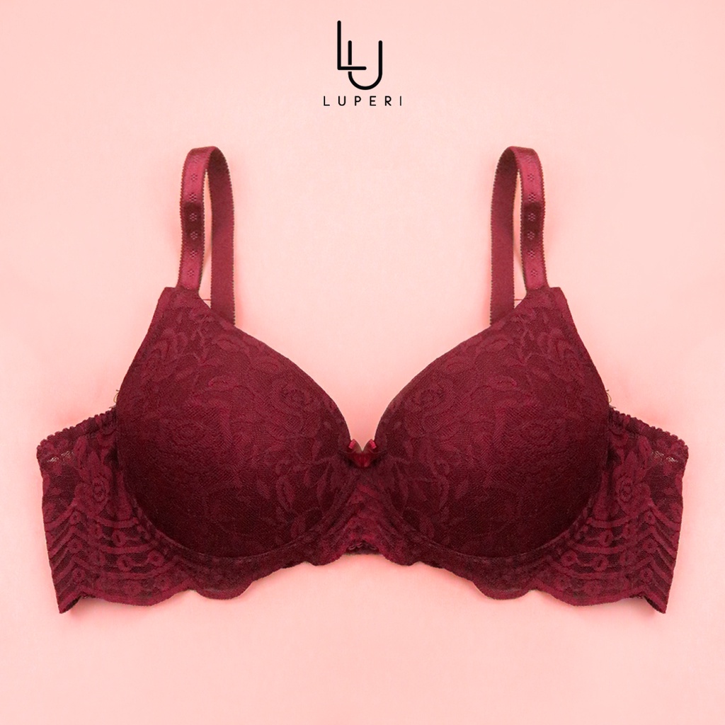 Áo Lót Nữ Không Gọng Cao Cấp LUPERI Đệm Mỏng Có Lớp Lưới Thông Thoáng Nâng Ngực Hiệu Quả SP835